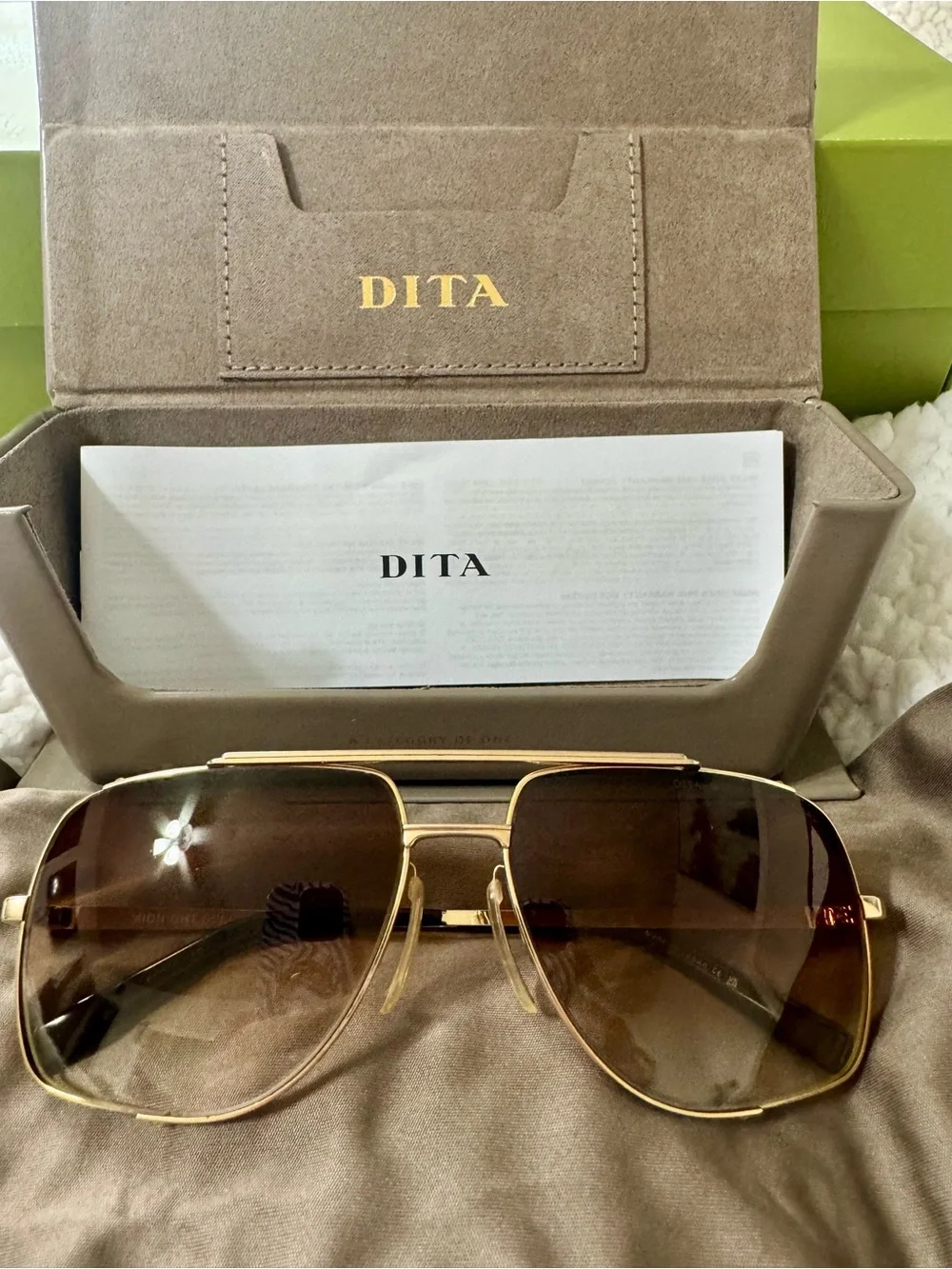 DITA Midnight Special Aviator Sunglasses